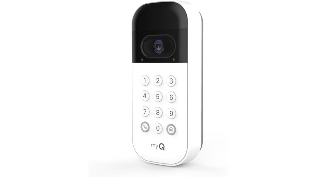smart garage door keypad