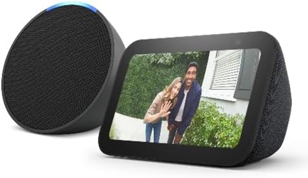 smart speaker and display bundle