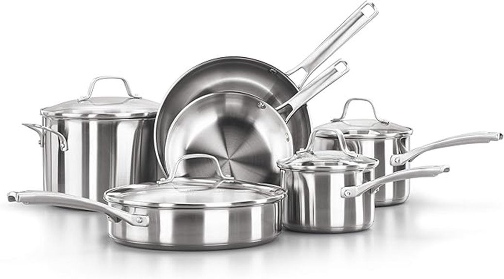 stainless steel 10 piece set