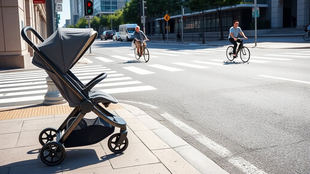 stroller safety on roads