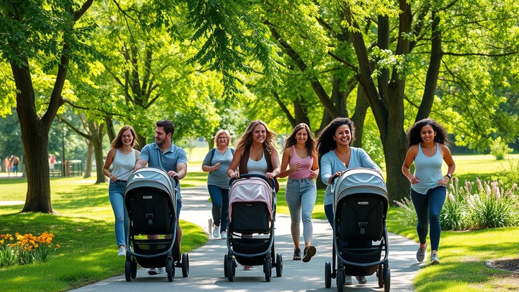 stroller walks enhance bonding