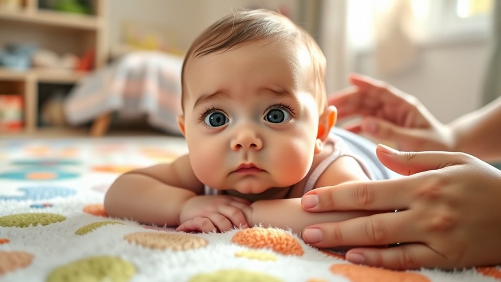 supportive engaging tummy time