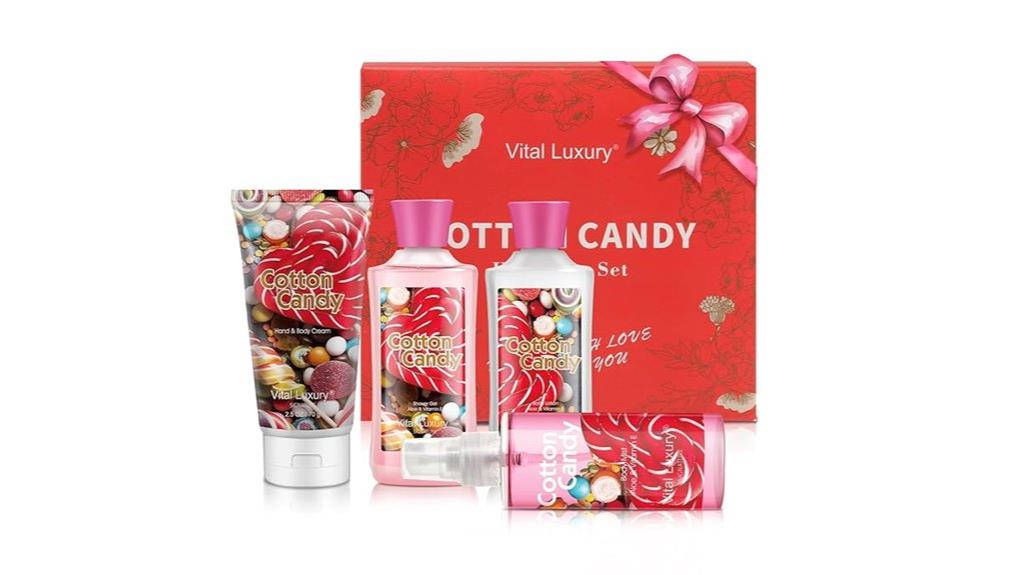 sweet bath gift set