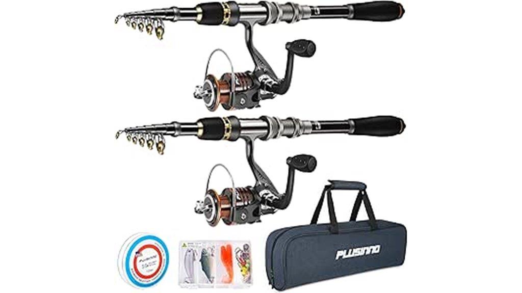 telescopic fishing combo set
