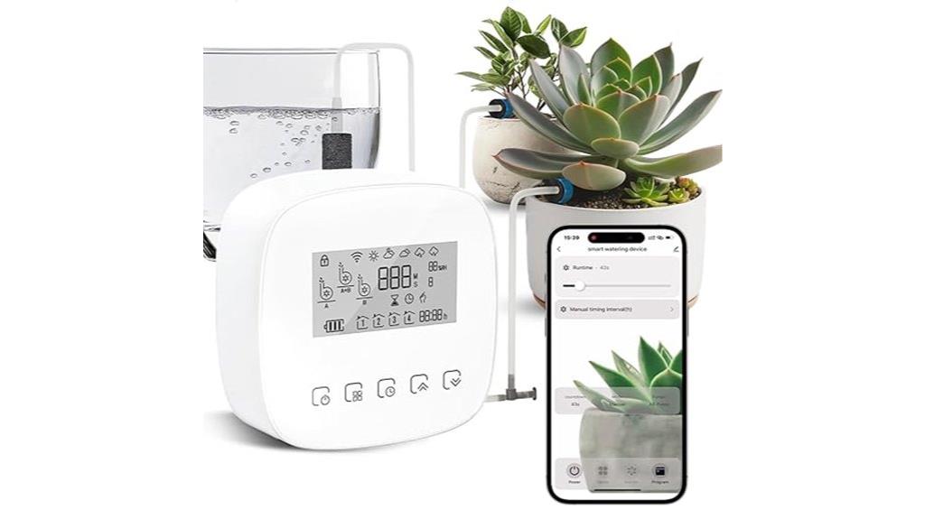 timed indoor outdoor irrigation
