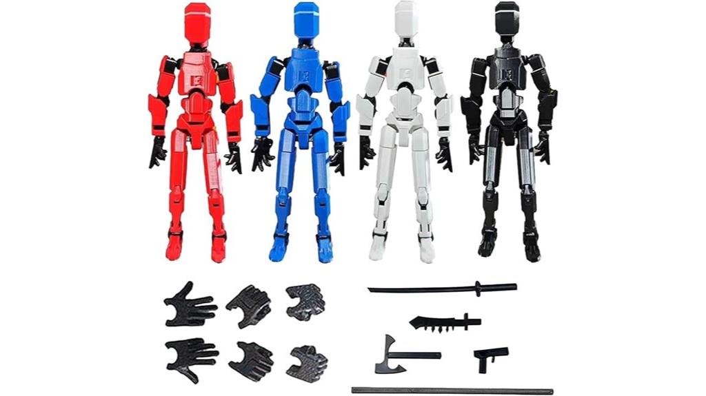 titan13 four piece figure set