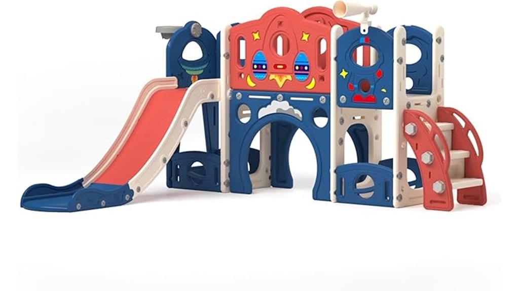 toddler castle multi play structure
