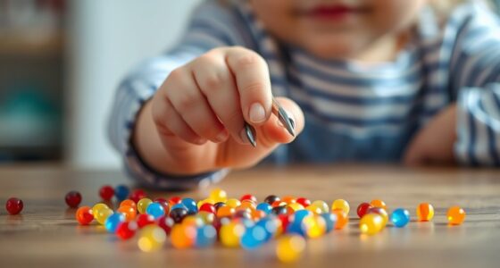 tongs and beads play