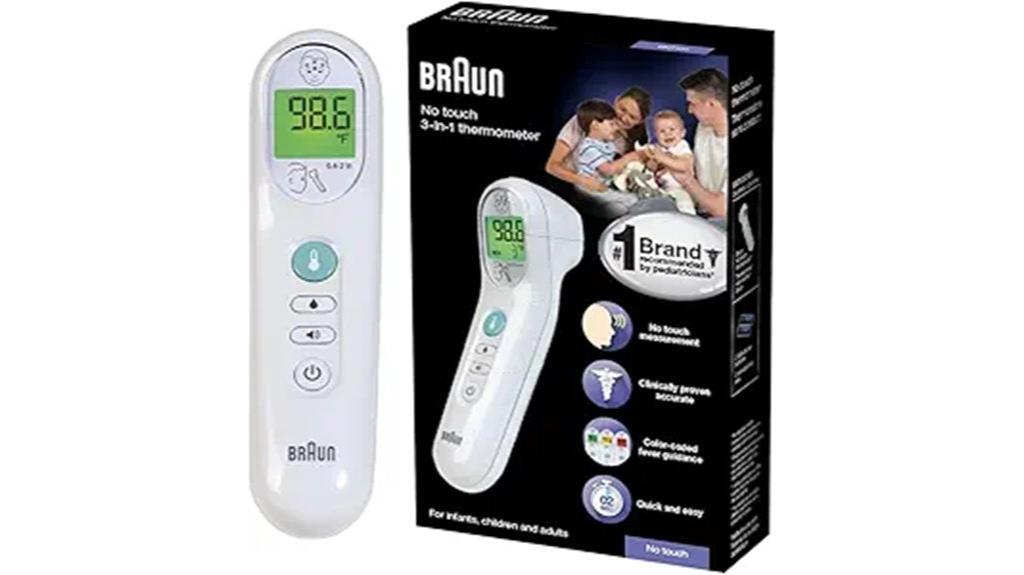 touchless multi use thermometer