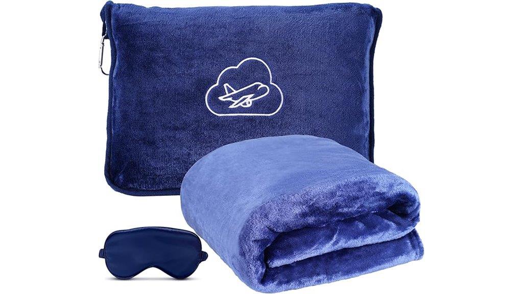 travel blanket with accessories