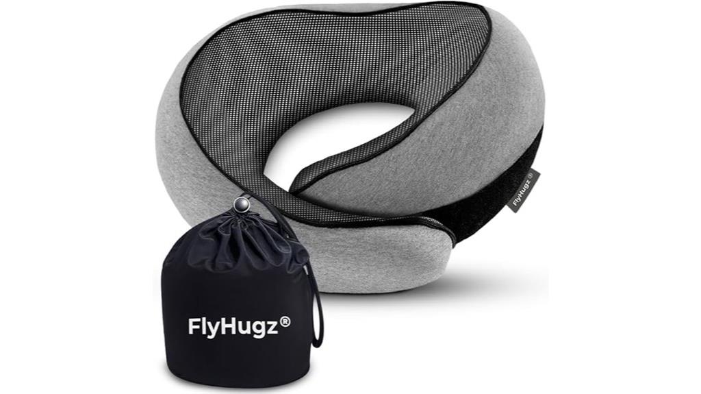 travel memory foam pillow