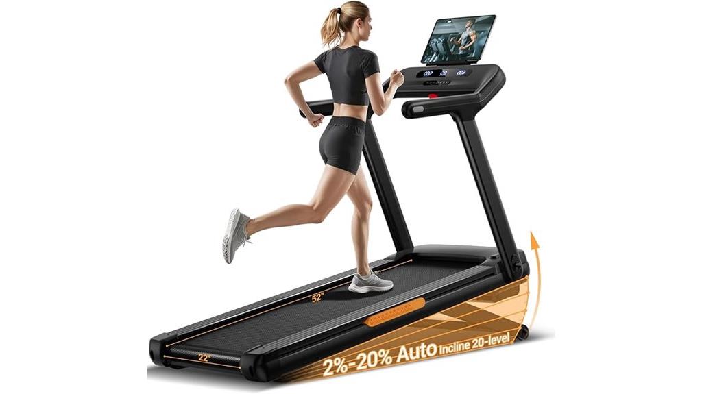 treadmill with auto incline