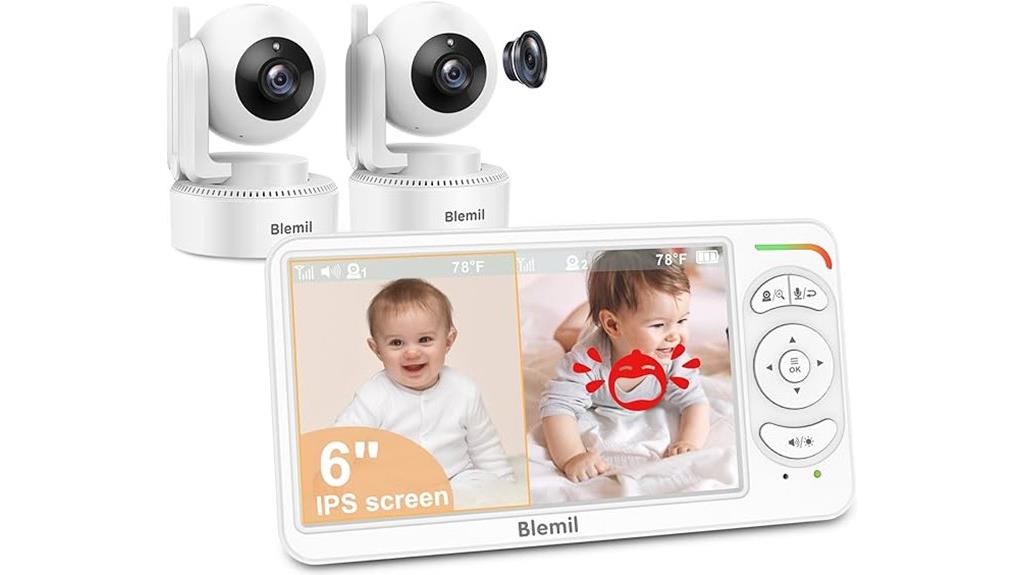 two camera baby monitor battery