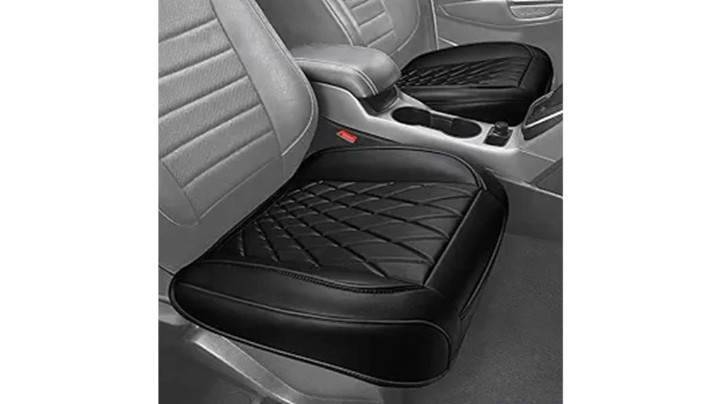 two leather seat covers
