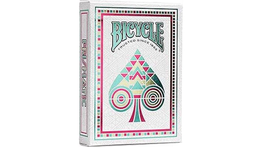 vibrant bicycle card design