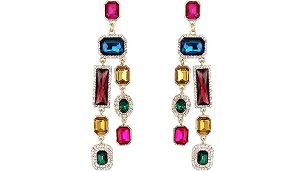 vintage art deco drop earrings
