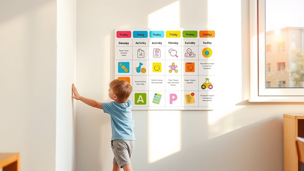 visual schedules minimize resistance