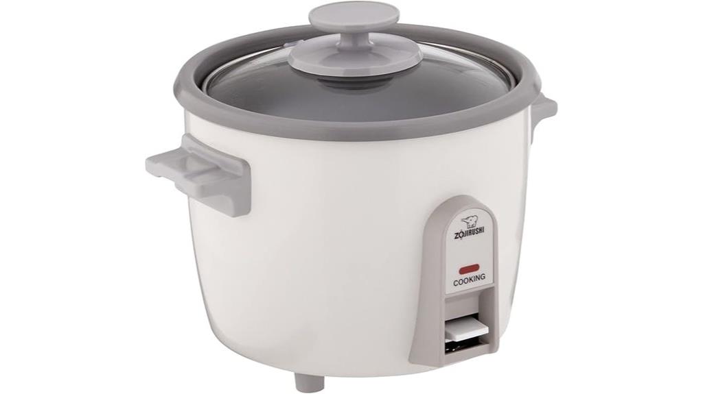 white zojirushi rice cooker