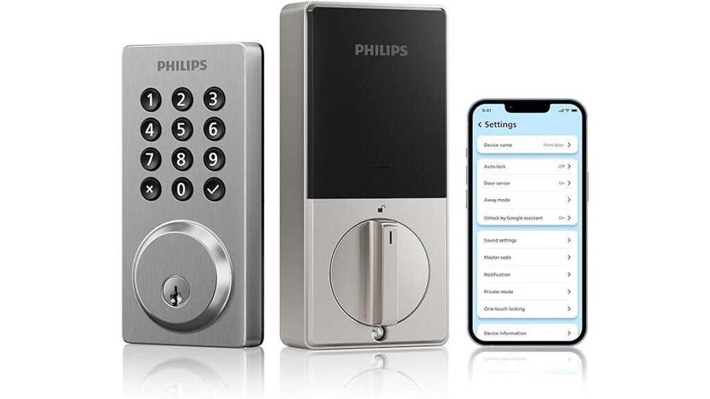 wifi enabled smart door lock