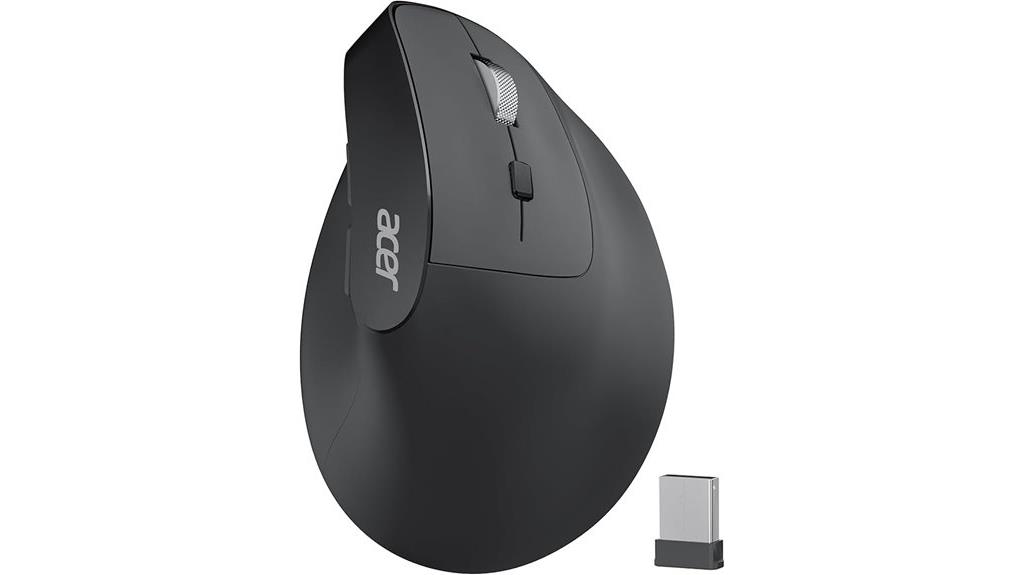 wireless ergonomic mouse adjustable