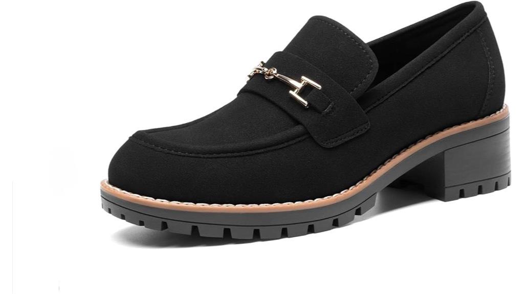 women s chunky loafers