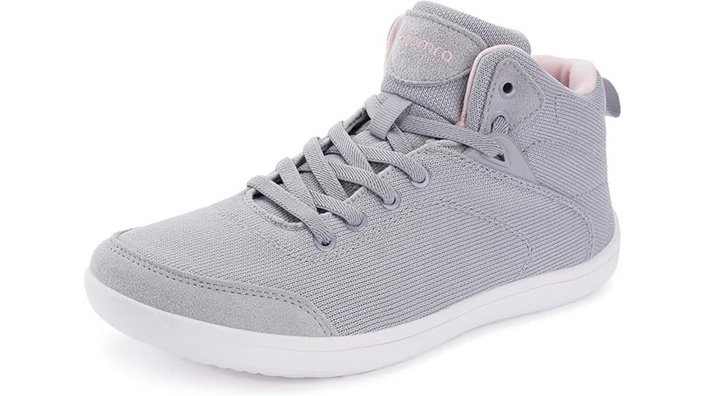 women s high top barefoot shoes