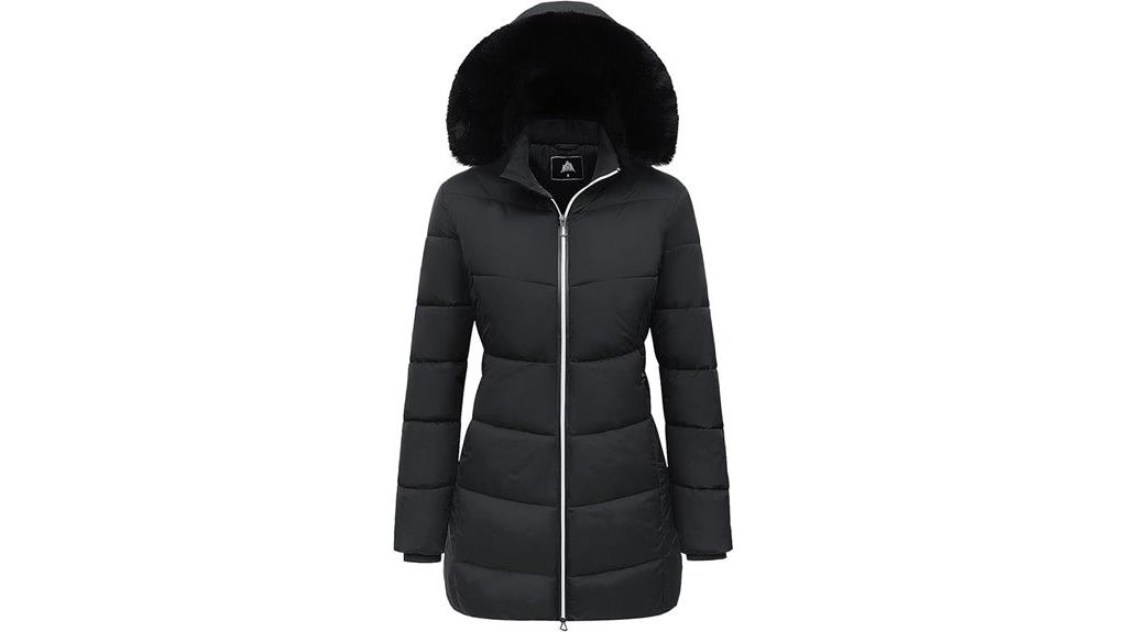 women s hooded winter down coat