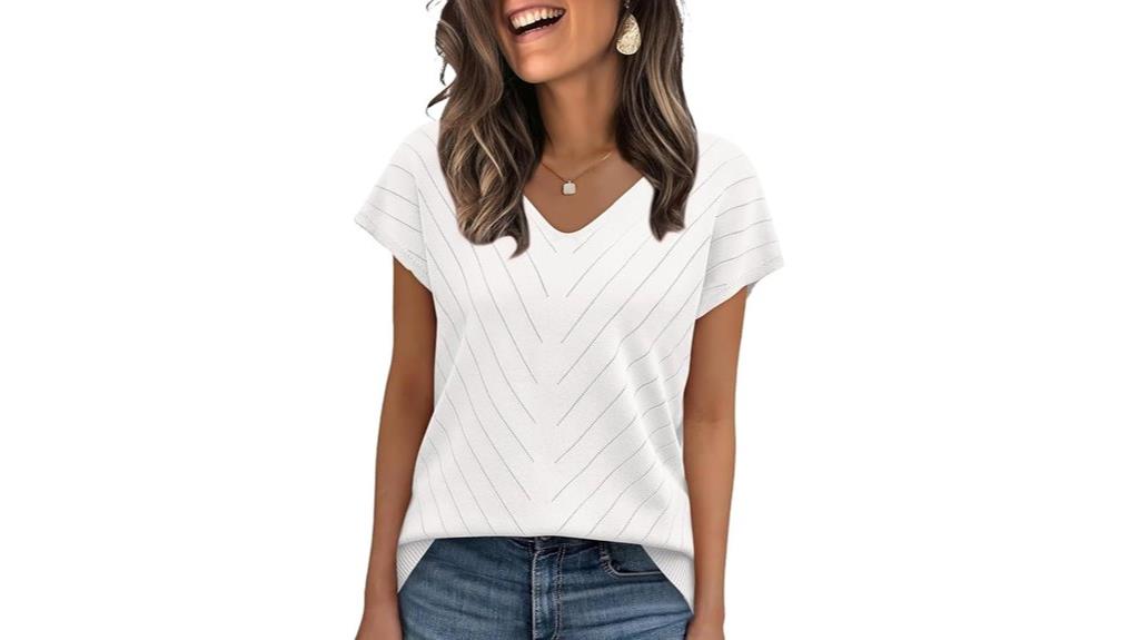 women s summer v neck sweater