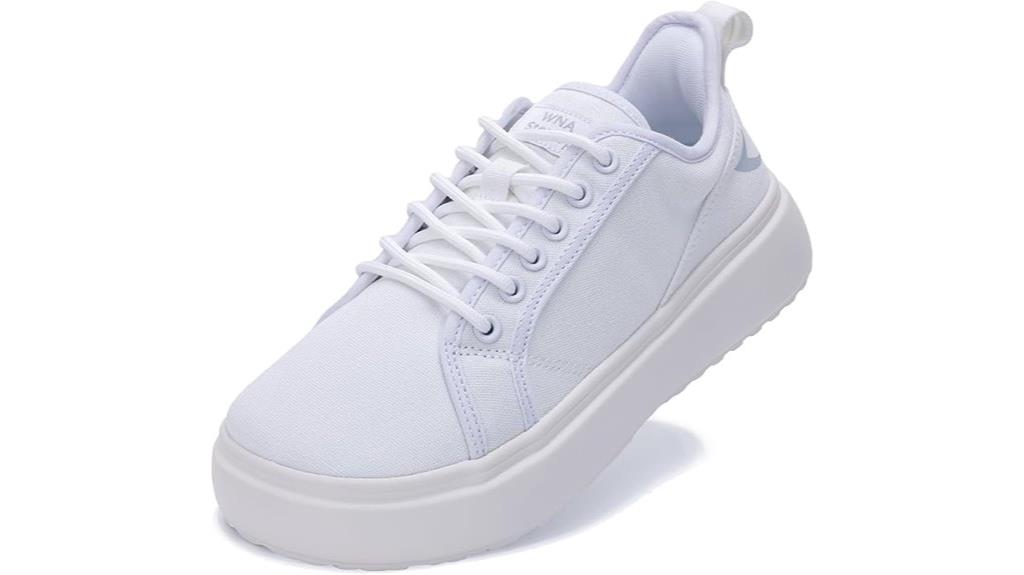women s wide toe sneakers