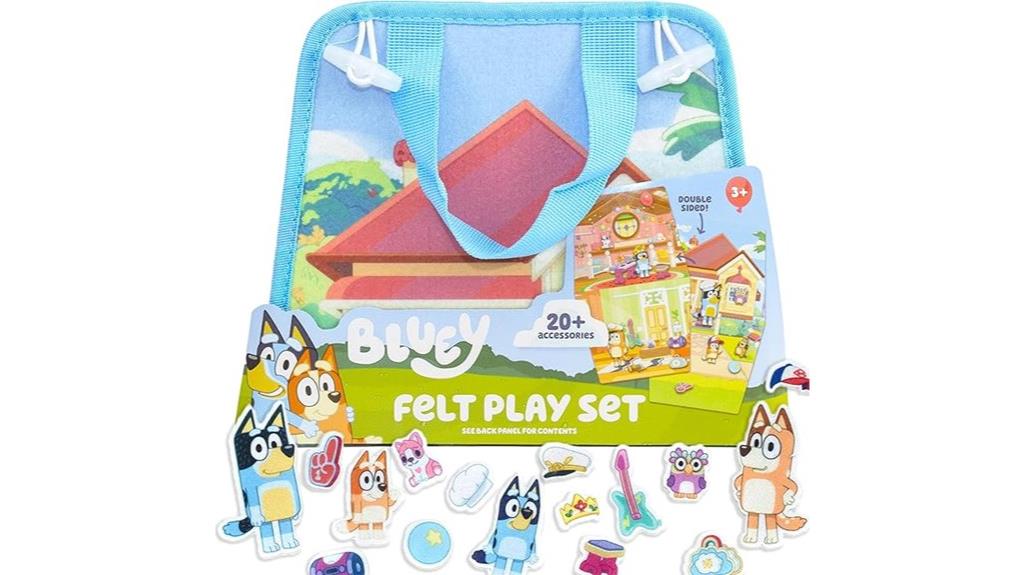 bluey felt playset accessories