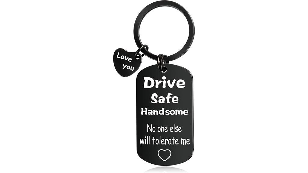 boyfriend safety keychain gift