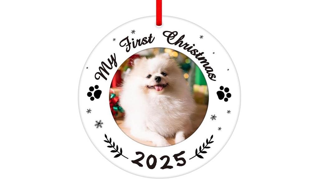 dog christmas ornament