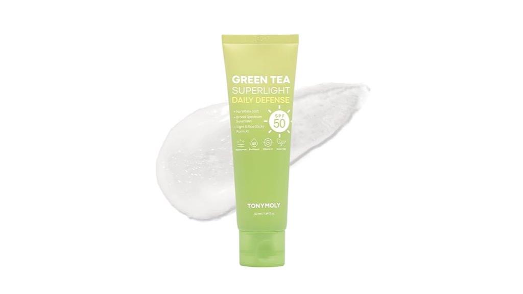 green tea sunscreen spf 50