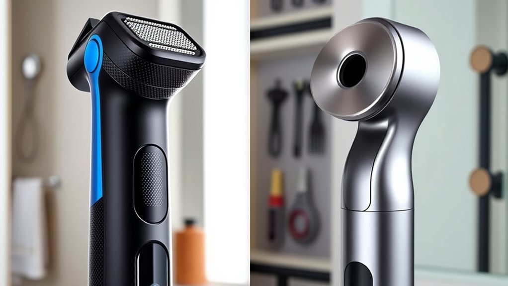 hair styling features comparison