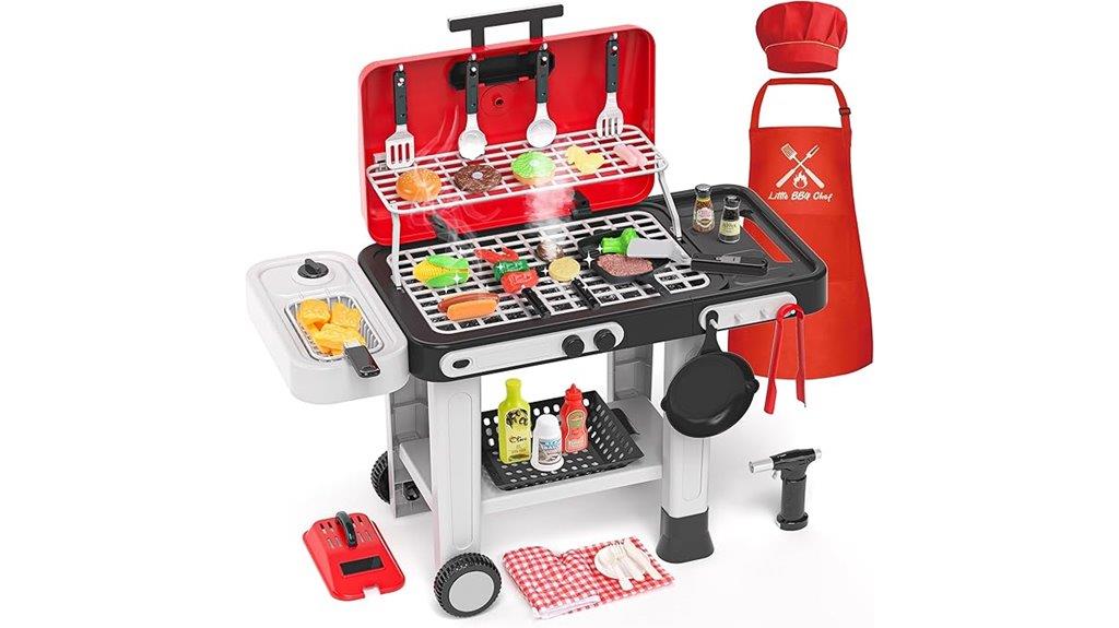 interactive kids cooking set
