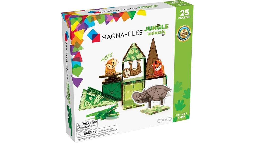 jungle animal magnet set