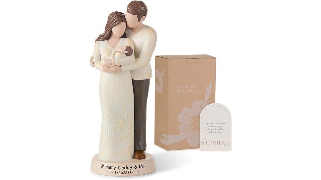 pregnancy couple figurine gift