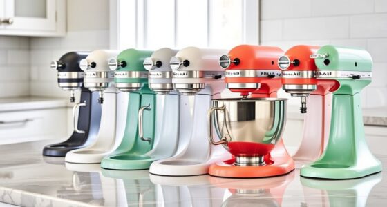 top kitchenaid mixer colors