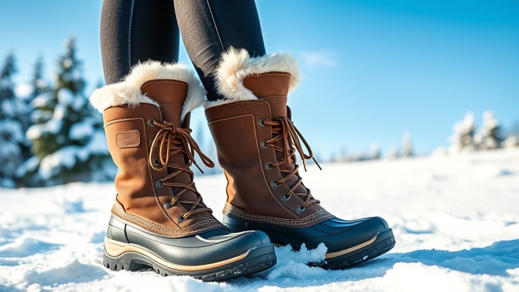 waterproof warm comfortable footwear