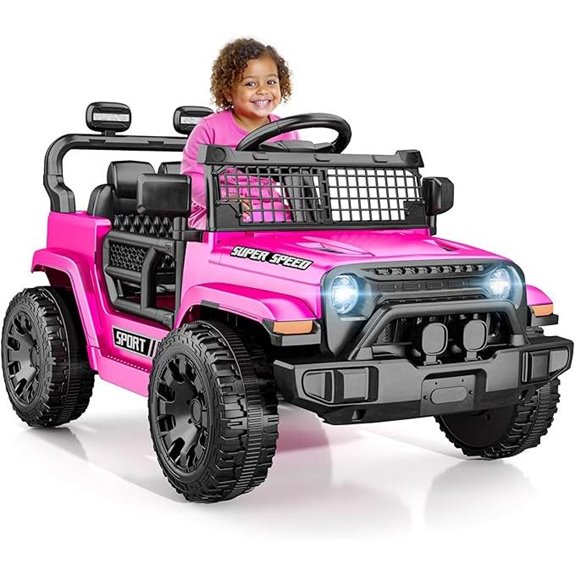 12V Ride-On Toy with Remote Lights & Music