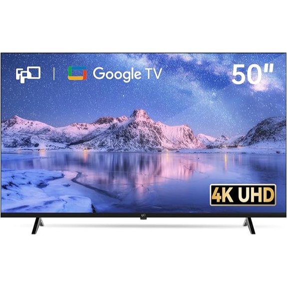 FPD 50-Inch 4K Google TV with HDR & Dolby