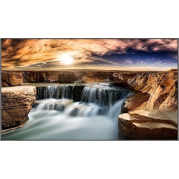 ALR Fixed Frame Projector Screen 80 Inch