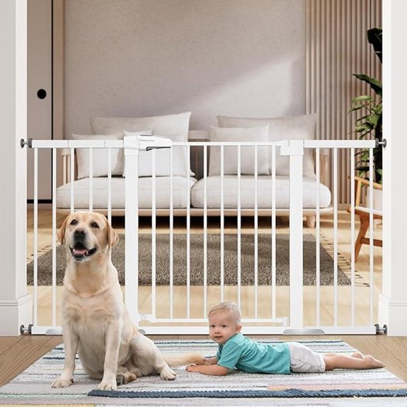 BABELIO 29-55 Inch Auto-Close Pressure Pet Gate