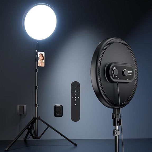 Weilisi Ring Light with Tripod and Phone Holder
