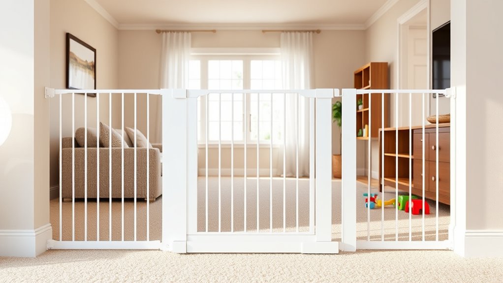 adjustable secure durable gate