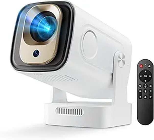 Mini Projector with Auto Focus & 1080P Resolution