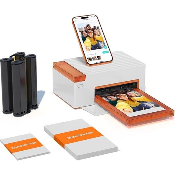 Liene Amber M110 Bluetooth Photo Printer (80 Sheets)