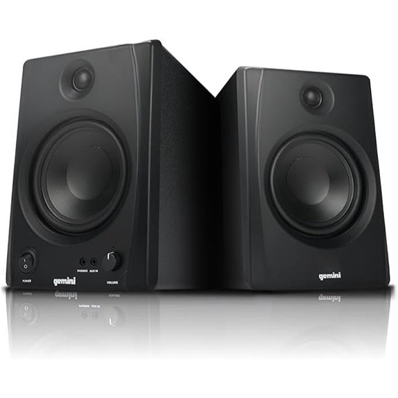 Gemini SMX-5BT Studio Monitor Speakers with Bluetooth