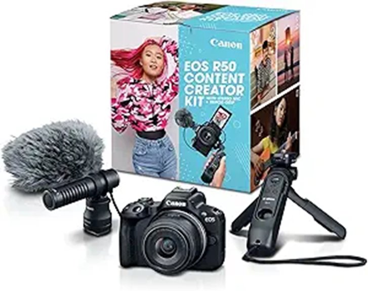 Canon EOS R50 Content Creator Kit