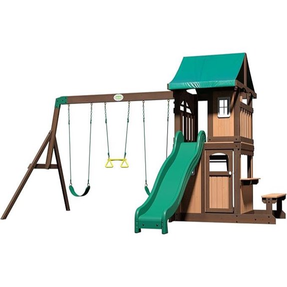 Backyard Discovery Lakewood Cedar Swing Set with Accessories